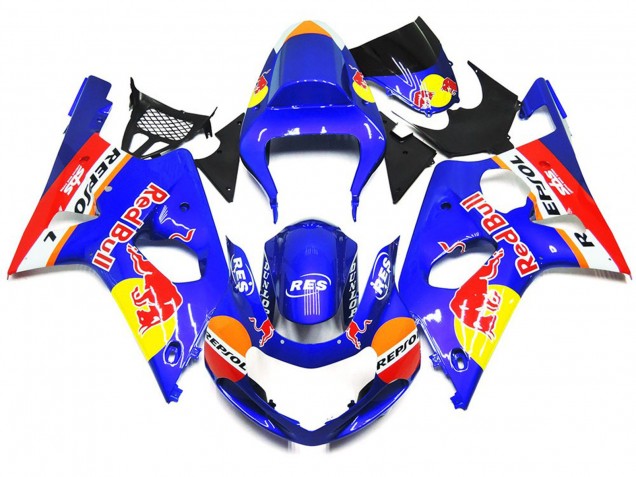 2000-2002 Kit De Style Red Bull Personnalisé OEM GSXR 1000 Carénage