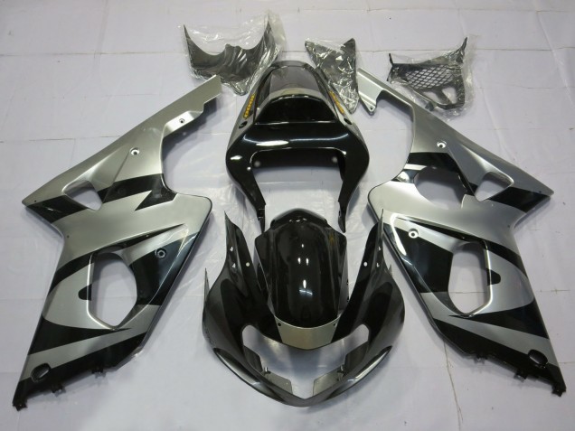 2000-2002 Style Argent & Noir OEM GSXR 1000 Carénage