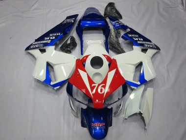 2003-2004 76 Blanc & Rouge CBR600RR Carénage