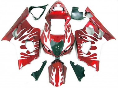 2003-2004 Bianco E Rosso Fiamma GSXR 1000 Carénage