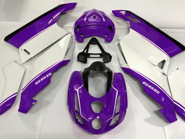 2003-2004 Blanc Violet & Noir Ducati 749 999 Carénage