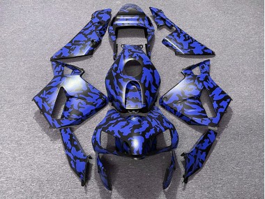 2003-2004 Bleu Camouflage CBR600RR Carénage