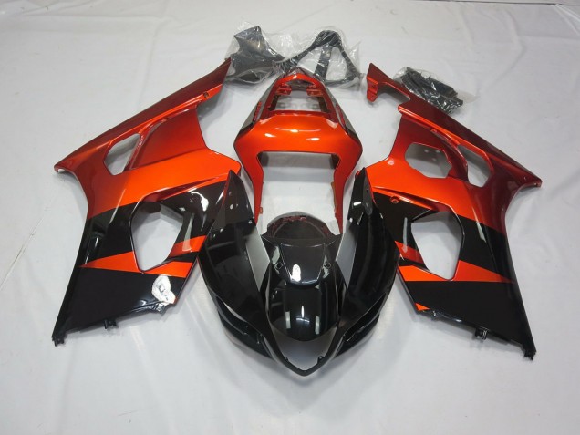 2003-2004 Orange Brûlé & Noir GSXR 1000 Carénage