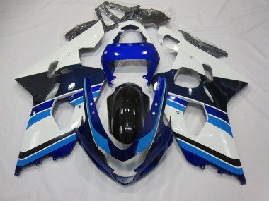 2004-2005 Bleu Clair Blanc & Noir GSXR 600-750 Carénage