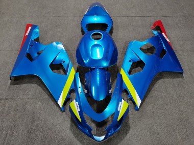 2004-2005 Bleu Perle Jaune GSXR 600-750 Carénage