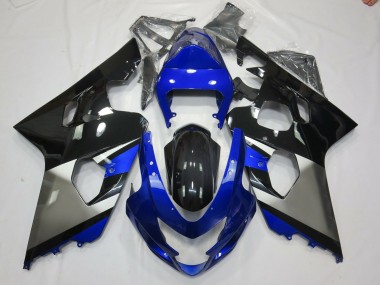 2004-2005 Gris Bleu & Noir GSXR 600-750 Carénage