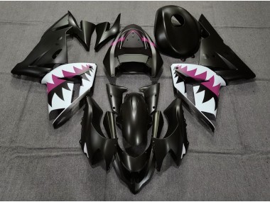 2004-2005 Requin Noir Mat & Rose ZX10R Carénage