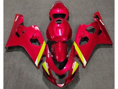 2004-2005 Rouge Brillant GSXR 600-750 Carénage