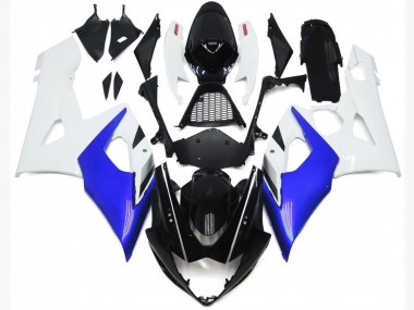 2005-2006 Bleu Brillant & Blanc Brillant GSXR 1000 Carénage