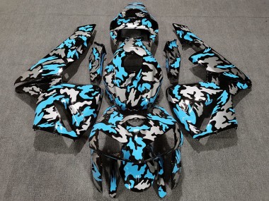 2005-2006 Camouflage & Bleu Clair CBR600RR Carénage