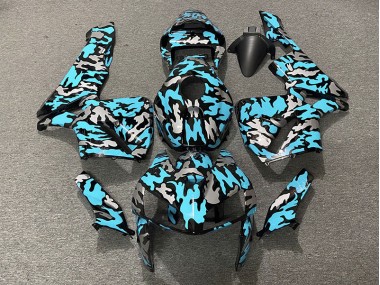 2005-2006 Camouflage & Cyan Clair CBR600RR Carénage