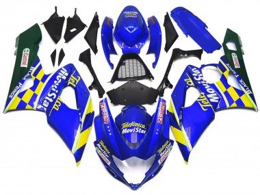 2005-2006 Movistar Chèque Bleu & Jaune GSXR 1000 Carénage