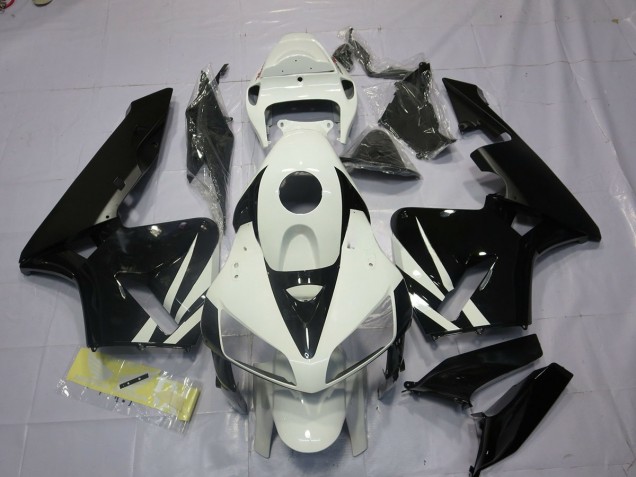 2005-2006 Noir & Blanc CBR600RR Carénage