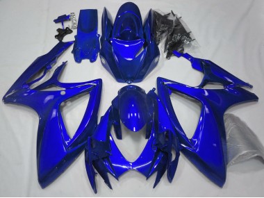 2006-2007 Bleu Brillant Uni GSXR 600-750 Carénage