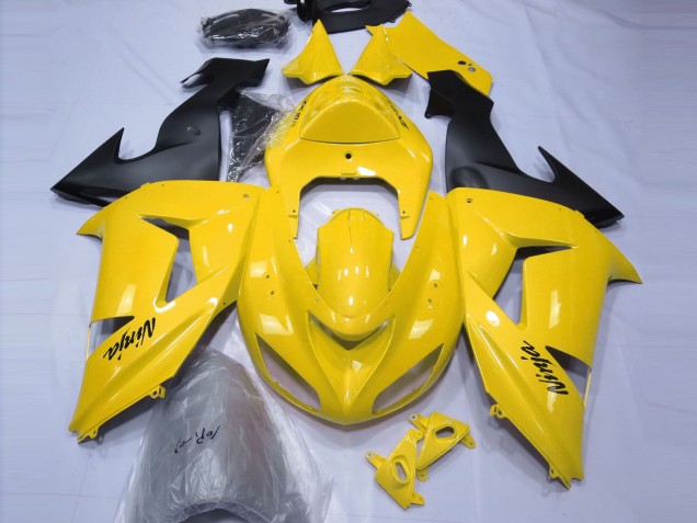 2006-2007 Jaune Brillant ZX10R Carénage