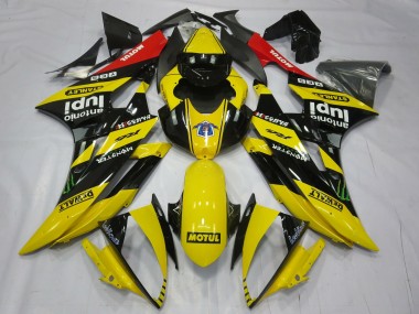 2006-2007 Jaune Motul R6 Carénage