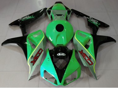 2006-2007 Style Cbr Vert Brillant & Noir CBR1000RR Carénage