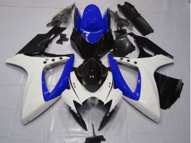 2006-2007 Étoile Bleu Foncé GSXR 600-750 Carénage