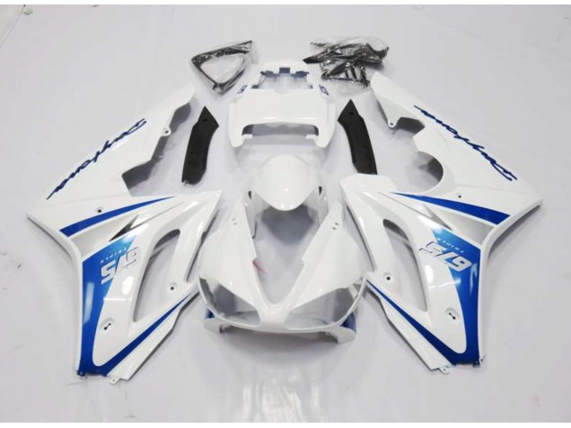 2006-2008 Style Blanc & Bleu Daytona 675 Carénage