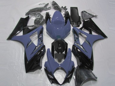 2007-2008 Bleu Foncé & Noir GSXR 1000 Carénage