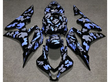 2007-2008 Bleu & Gris Camouflage CBR600RR Carénage