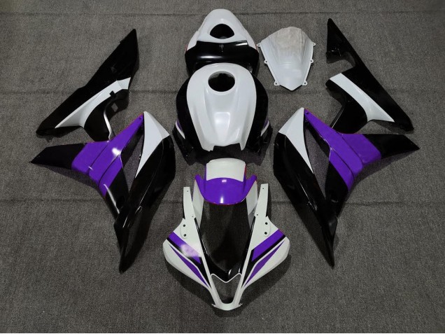 2007-2008 Noir Blanc & Violet CBR600RR Carénage