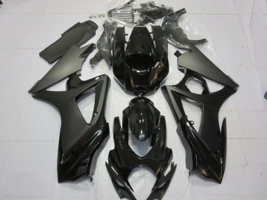 2007-2008 Noir Mat Noir Brillant GSXR 1000 Carénage