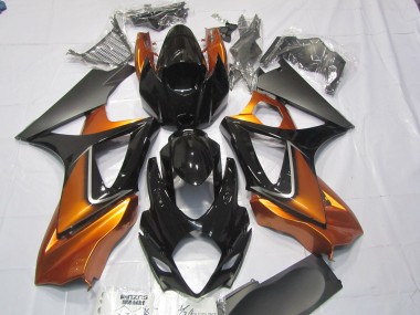 2007-2008 Orange & Noir GSXR 1000 Carénage