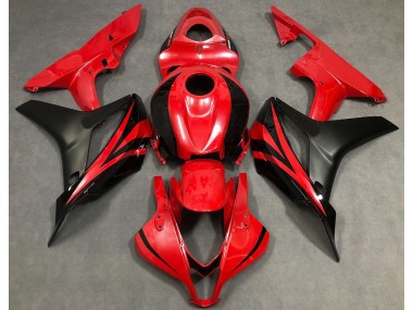 2007-2008 Rouge Perle & Noir CBR600RR Carénage