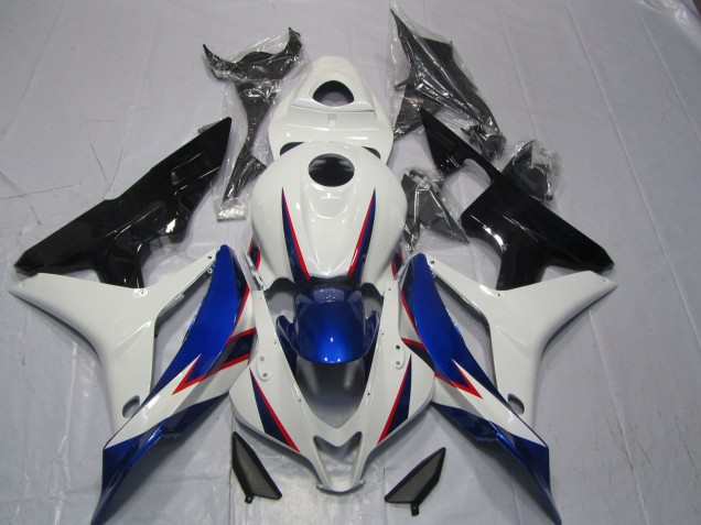 2007-2008 Style Bleu Blanc OEM CBR600RR Carénage