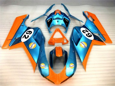 2007-2014 Opaco Gulf Ducati 848 1098 1198 Carénage