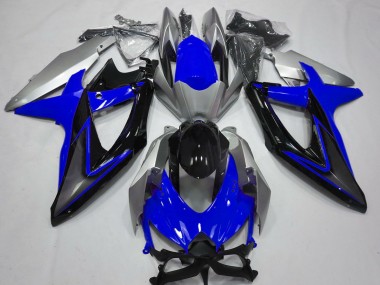 2008-2010 Bleu & Argent GSXR 600-750 Carénage