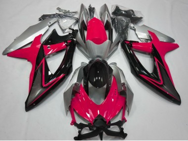 2008-2010 Rouge & Argent GSXR 600-750 Carénage