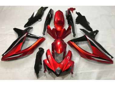 2008-2010 Rouge Brillant GSXR 600-750 Carénage