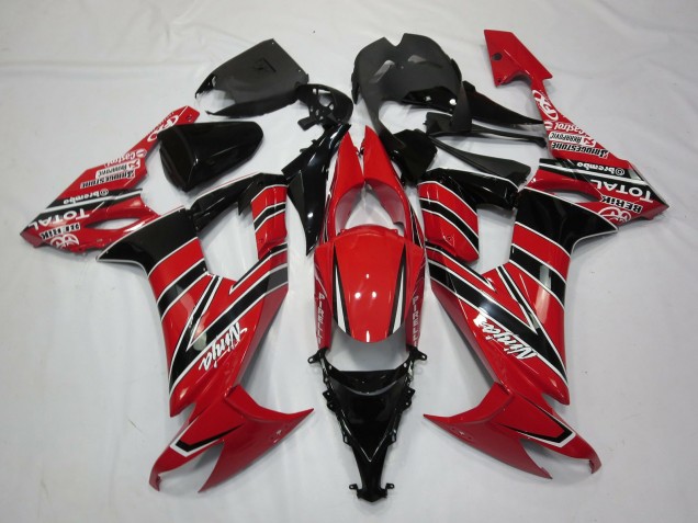 2008-2010 Rouge Noir ZX10R Carénage