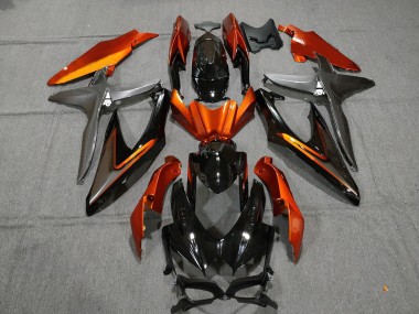 2008-2010 Style Orange Brûlé OEM GSXR 600-750 Carénage