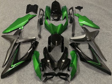 2008-2010 Vert Brillant & Vert R GSXR 600-750 Carénage