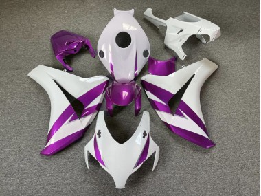 2008-2011 Garniture Blanc Brillant & Violet CBR1000RR Carénage