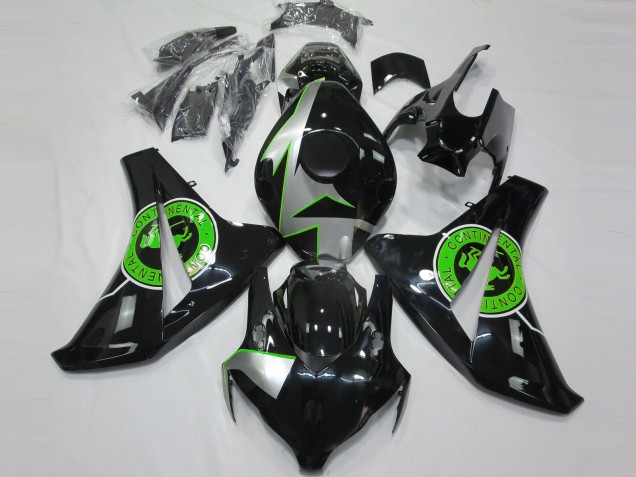 2008-2011 Noir Brillant & Vert CBR1000RR Carénage