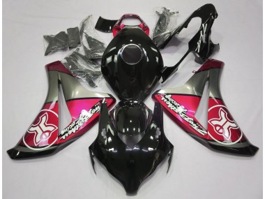 2008-2011 Rouge Bonbon Sur Noir Personnalisé CBR1000RR Carénage