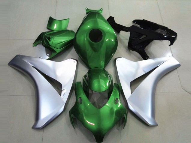 2008-2011 Vert Brillant & Argent CBR1000RR Carénage