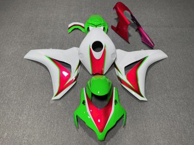 2008-2011 Vert & Rouge Brillant CBR1000RR Carénage