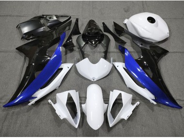 2008-2016 Personnalisé Bleu Noir & Blanc R6 Carénage