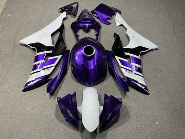 2008-2016 Style Violet Noir & Blanc OEM R6 Carénage