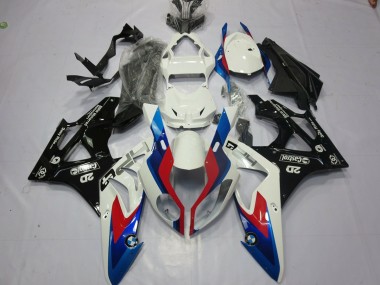 2009-2014 Alien Bleu & Blanc S1000RR Carénage