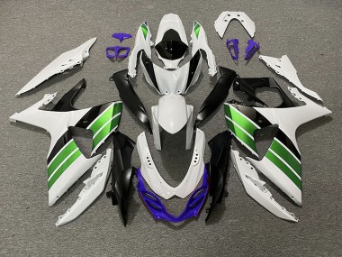 2009-2016 Blanc Brillant Vert Noir & Violet GSXR 1000 Carénage