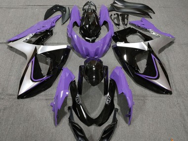 2009-2016 Violet Argent & Noir GSXR 1000 Carénage