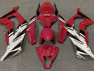 2011-2015 Rouge Brillant & Blanc ZX10R Carénage