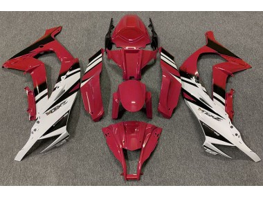 2011-2015 Rouge Brillant & Blanc ZX10R Carénage