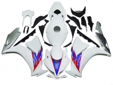 2012-2016 Blanc Brillant & Argent CBR1000RR Carénage